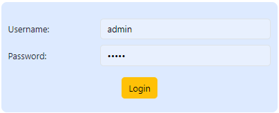 TricePorter admin password prompt
